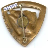 101° Rgt d' Infanterie, en avant, émail, retirage, past. Ab