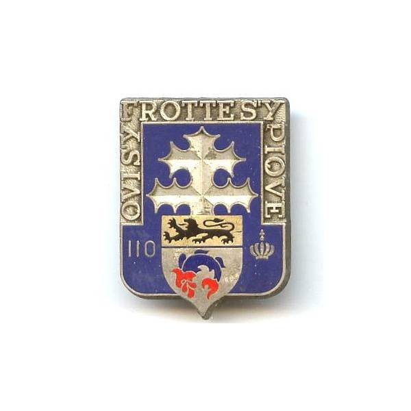 110° Régiment d' Infanterie, boléro oblong