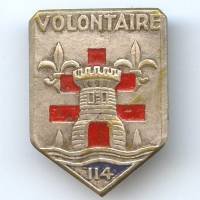 114° Rgt d' Infanterie,...