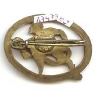 152° Rgt d' Infanterie, diable ajouré, peint translucide