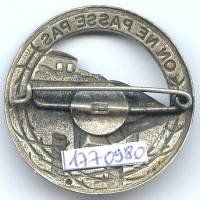 Ligne Maginot, canon à gauche, argenté, boléro à fenêtre