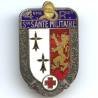 Service Santé / 4° Région Militaire , argenté,éclats