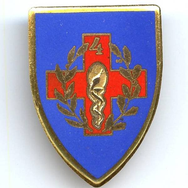 Service de Santé 4 (?), émail, 43 mm