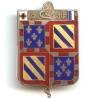 8° SIM Lyon Caluire, armes de Bourgogne, pastille ajourée