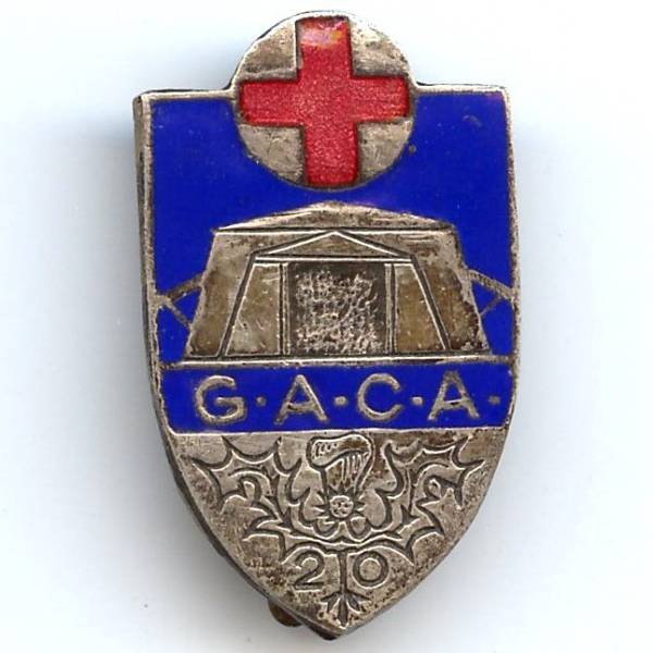 20° Gpt d' Ambulances de Corps d' Armée, boléro rond lisse