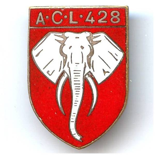 428° Ambulance Chirurgicale Lourde Paris , tête d'éléphant blanche