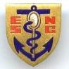 Ecole de Santé Navale, écu marqué ESNC