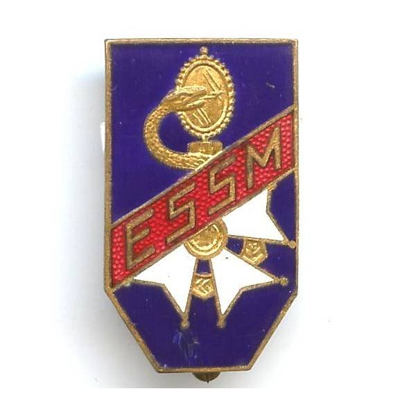 Ecole Service Santé Militaire Lyon, émail, attache abimée