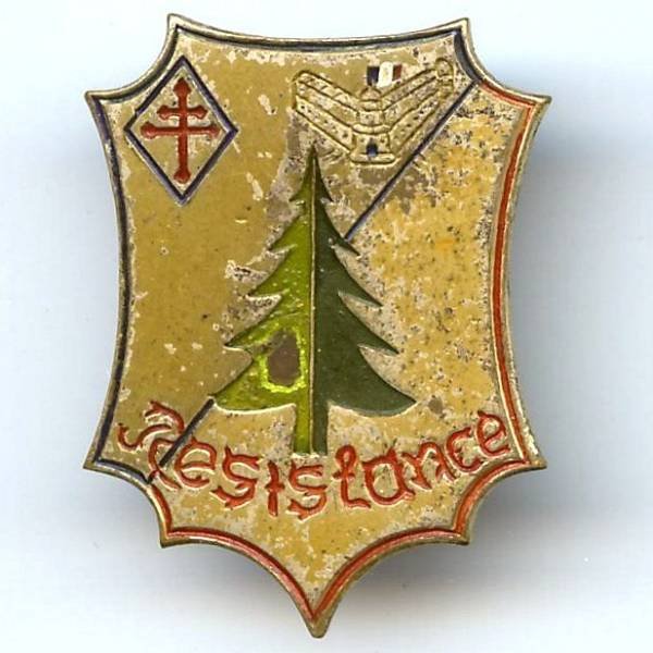 Sanatorium d' Altitude "Résistance" Hub, métal gravé peint