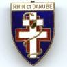 Sanatorium "Rhin et Danube" Bülerhöhe, émail