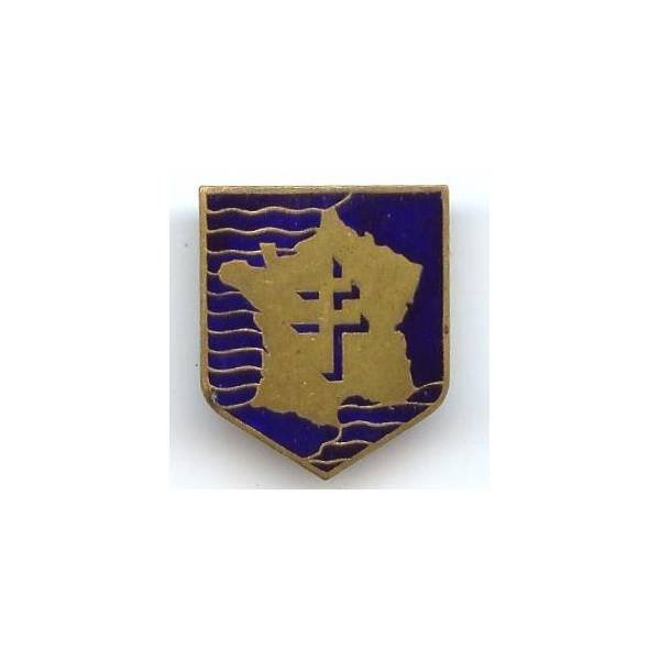 2° Division Blindée, émail, attache coupée