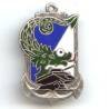 AB / EO , dragon vert fonçé, auto-mitrailleuse noire, marquage en arc, petit boléro rond