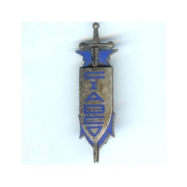 CIAB EO, ancre bleue, matriculé 271, patiné