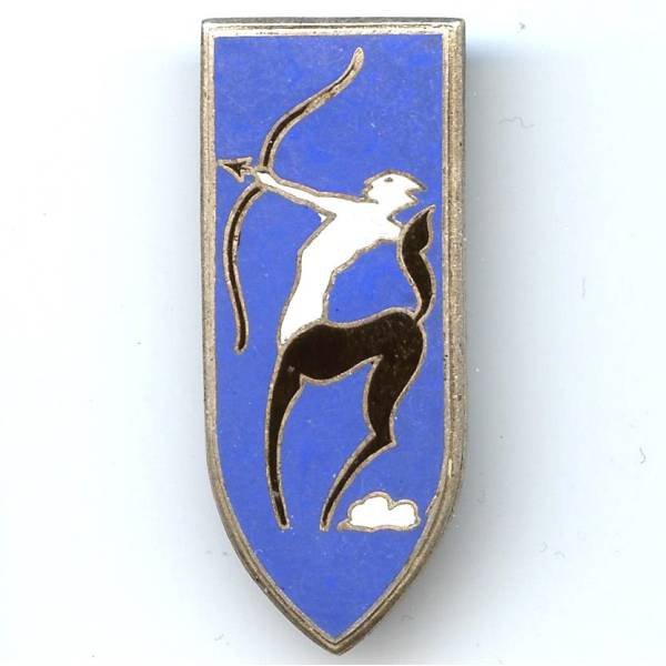 CPCIT (Centre de Tir d' Engins Blindés), émail, dos guilloc