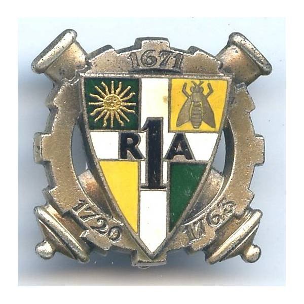 1° Rgt d' Artillerie Divisionnaire, 1671-1720-1763, retirage