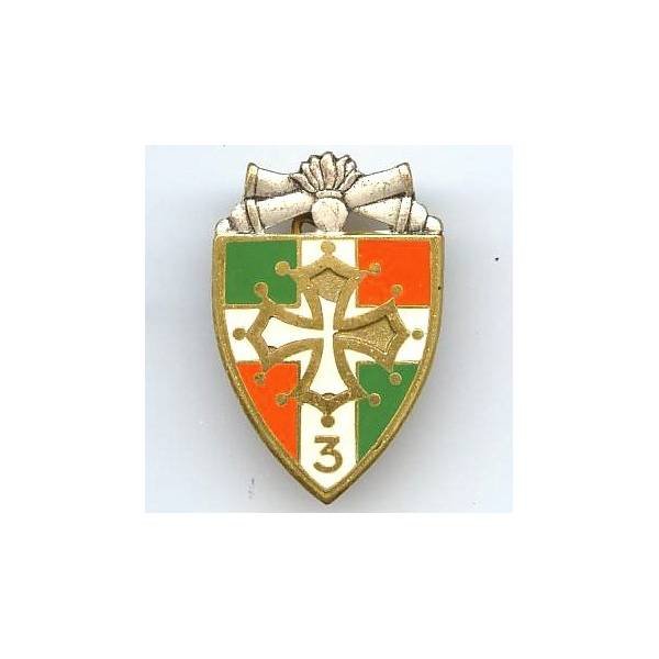 3° Rgt d' Artillerie, résine, gros éclats