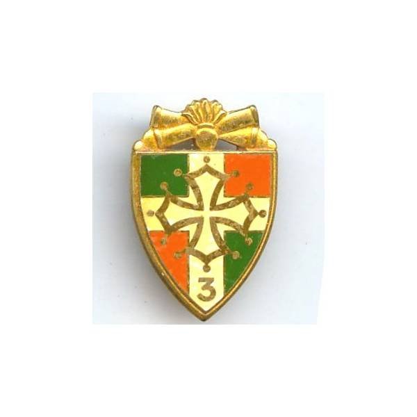 3° Rgt d' Artillerie, résine, canons dorés