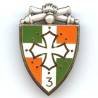 3° Rgt d' Artillerie, épingle sertie