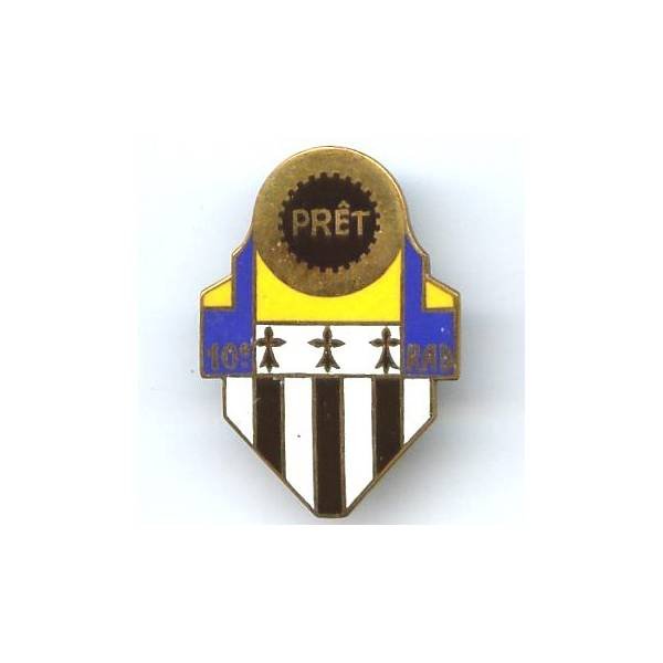 10° Rgt d' Artillerie Divisionnaire, attache ressoudée