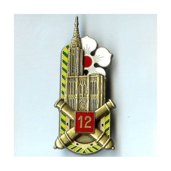 12° Rgt d' Artillerie, relief
