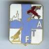 FTA de la XIV° RM, écu rectangulaire, marquage latéral