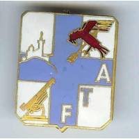 FTA de la XIV° RM, écu rectangulaire, marquage latéral