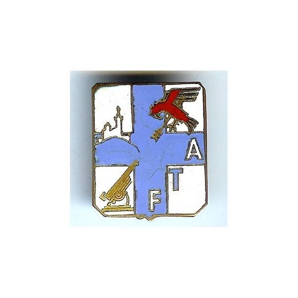 FTA de la XIV° RM, écu rectangulaire, mauvais état