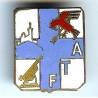 FTA de la XIV° RM, écu rectangulaire, mauvais état