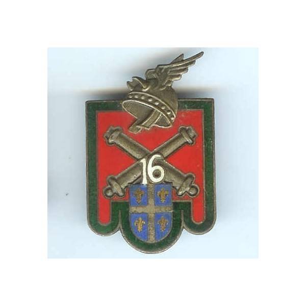 16° Rgt d' Artillerie, émail