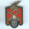 16° Rgt d' Artillerie, émail