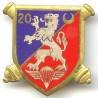 20° Rgt d' Artillerie, plat, résine, sans attache