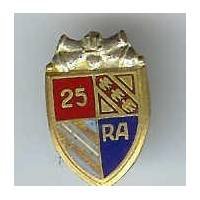25° Rgt d' Artillerie,...