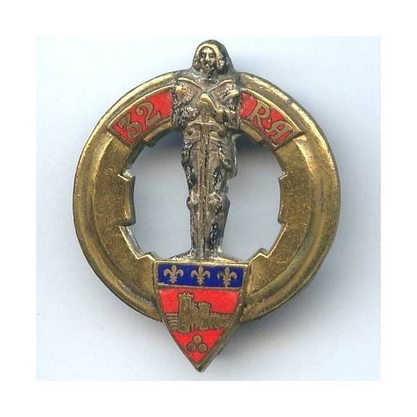 32° Régiment d' Artillerie, boléro DPN à fenêtre