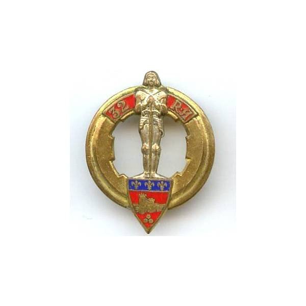 32° Rgt d' Artillerie, émail