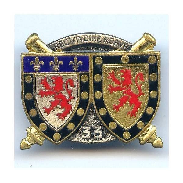 33° Rgt d' Artillerie, résine
