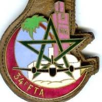 34° Groupe de FTA, sur son cuir