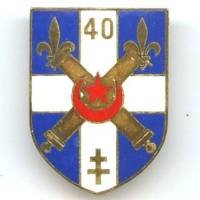 40° Régiment d'Artillerie ,...
