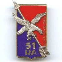 51° RA, aigle argenté...