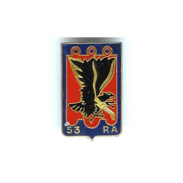 53° Rgt d' Artillerie, fx n° d' homologation, boléro oblong