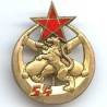 54° Rgt d' Artillerie, étoile rouge, éclat d'émail