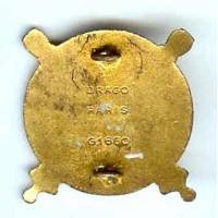 62° Rgt d' Artillerie, émail, dos lisse