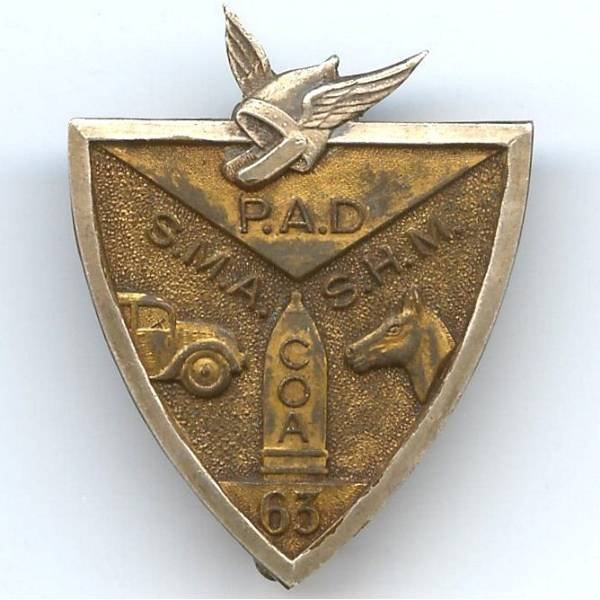 Parc d' Artillerie Divisionnaire 63 (63° DI), SMA SHM COA