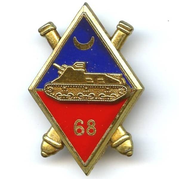 68° Régiment d'Artillerie , char rapporté, cinquantenaire 1941-1991, matriculé