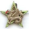 69° Rgt d' Artillerie, étoile vert clair, dragon