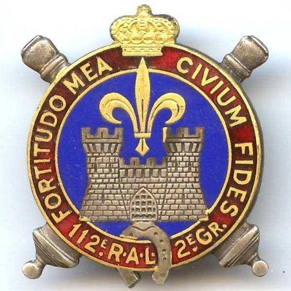 112° Rgt d' Artillerie Lourde / 2° Groupe