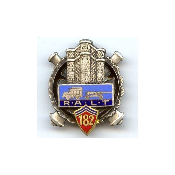 182° Rgt d' Artillerie Lourde Tractée, marquage latéral