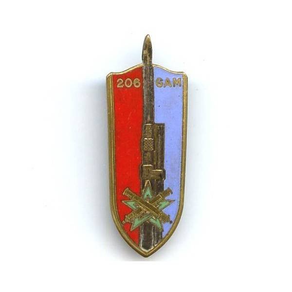 206° Groupe d' Artillerie Marocaine , dos à nettoyer