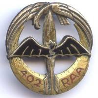 402° Rgt d' Artillerie...