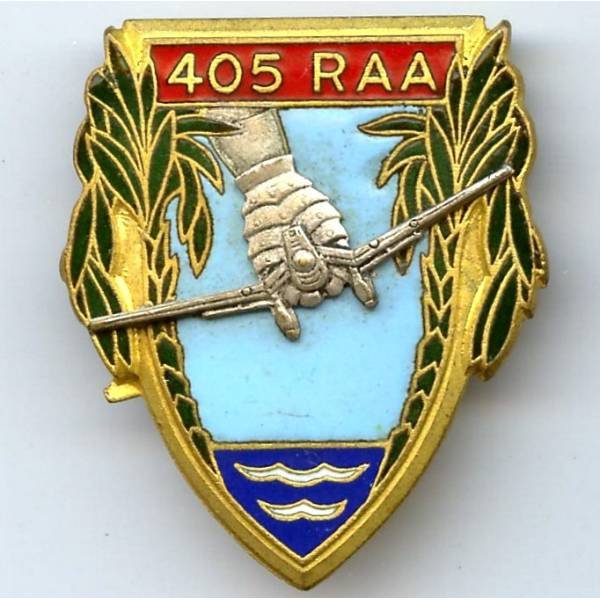 405° Rgt d' Artillerie Antiaérienne, main argentée