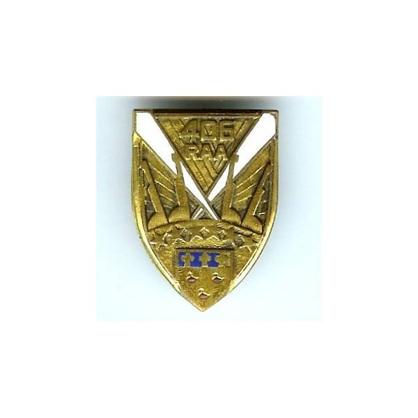 406° Rgt d' Artillerie Antiaérienne, épingle, léger éclat